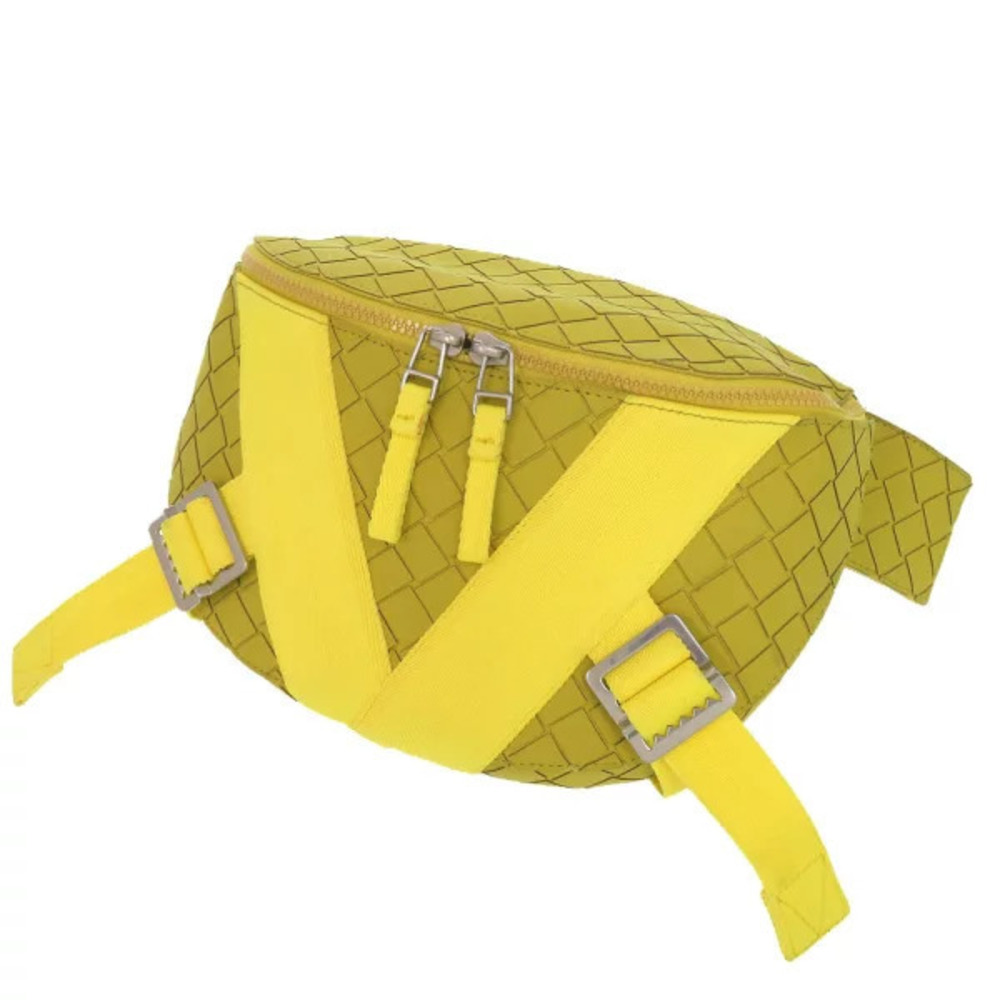 Bottega Veneta Intrecciato Yellow Body Bag Bottega Veneta